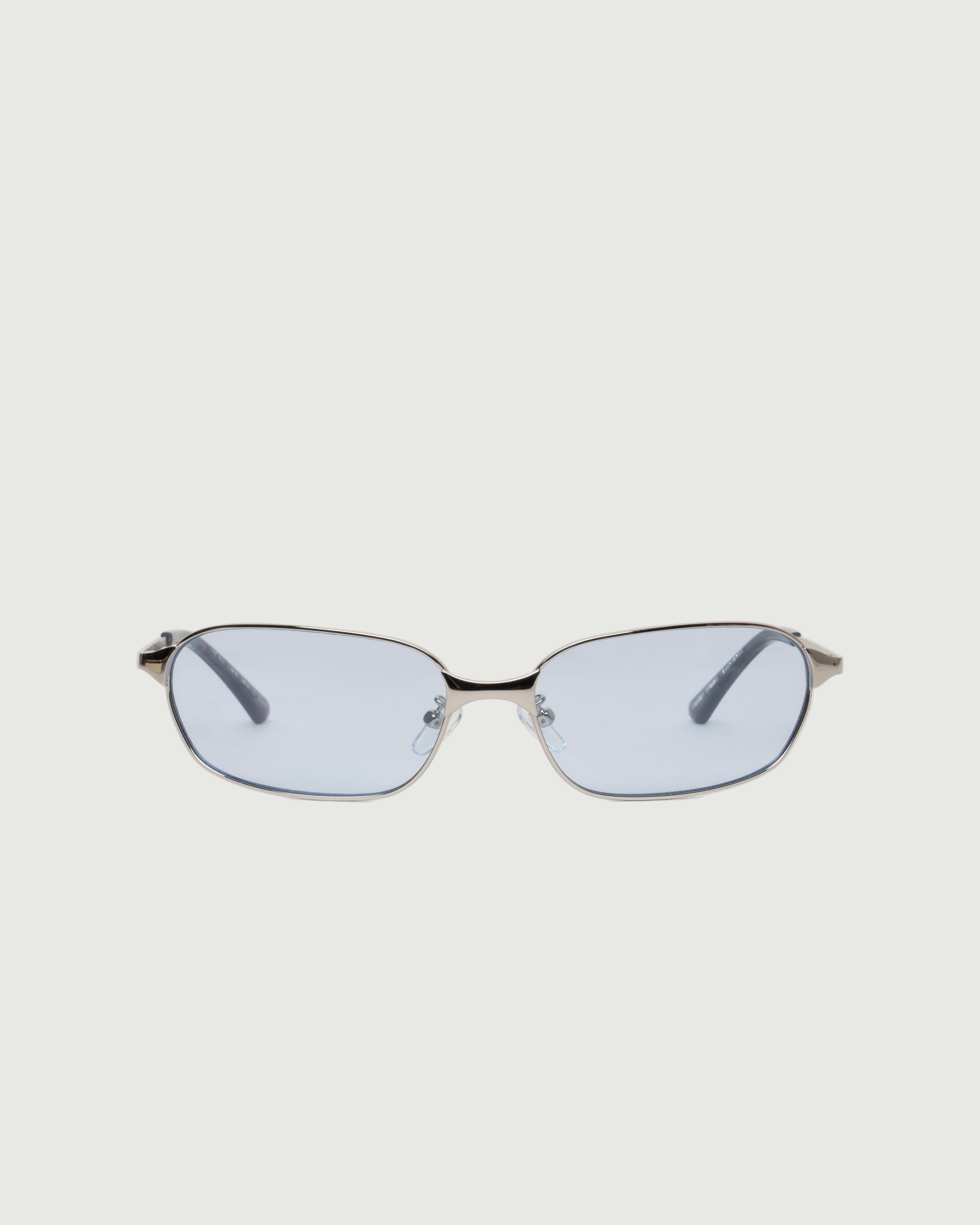 Silver Frost::Aspen Sunglasses rectangle Gray metal front