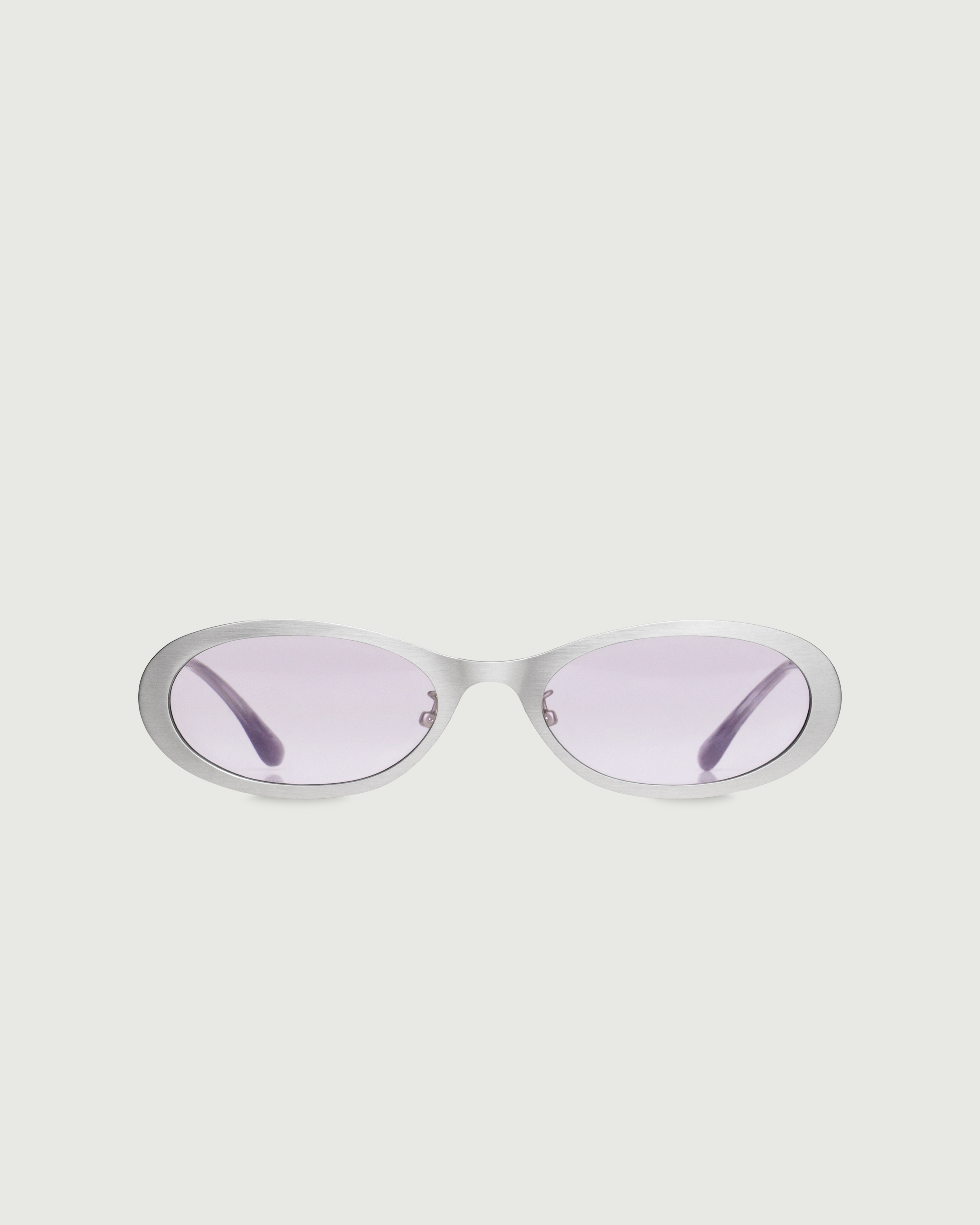 Chrome::Uma Sunglasses Oval Silver metal front